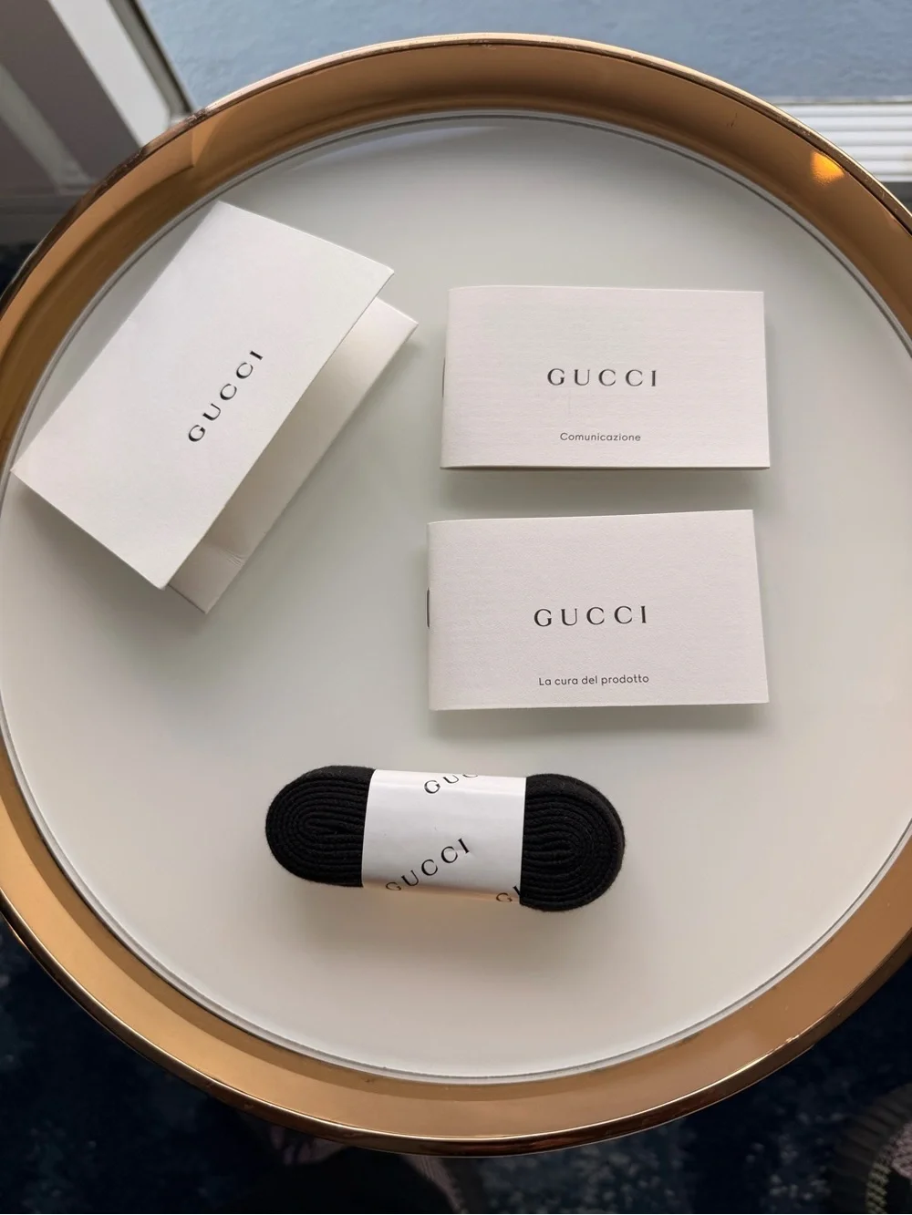 Gucci Kids Black Leather Sneakers with Red & Green Stripe